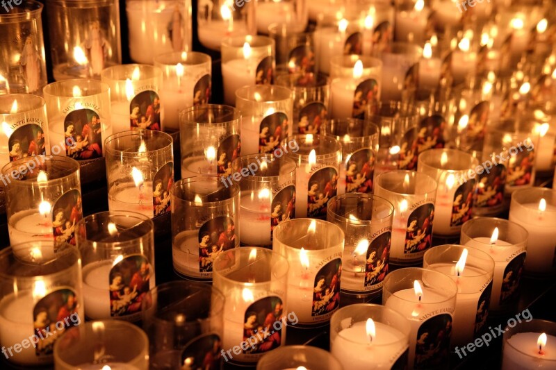 Rouen Cathedral France Building Candle