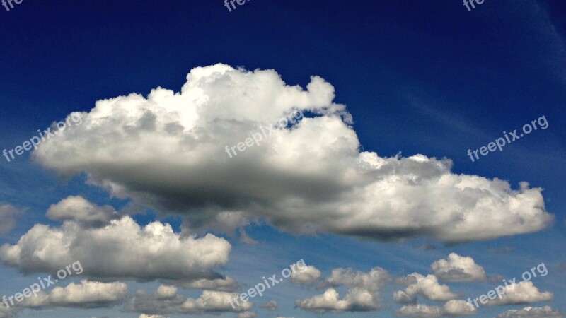 Clouds Sky Glomerulus Cloud Cover Blue Sky