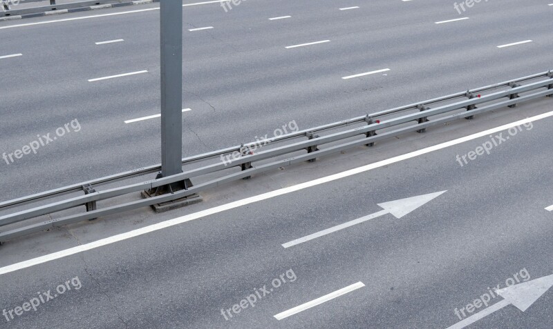 Road Track Asphalt Road Markings Empty Road