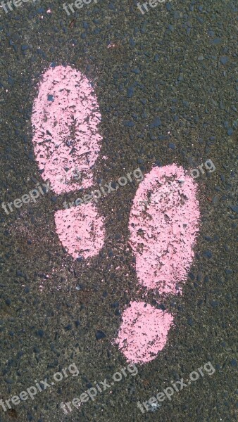 Away Shoes Steps Pink Asphalt