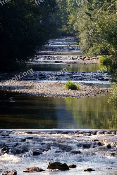 River Bach Bubble Landscape Green