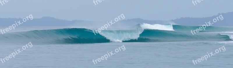 Wave Indonesia Surf Free Photos