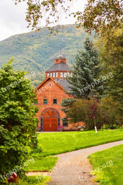 Church Landscape Architecture Religion Alaska