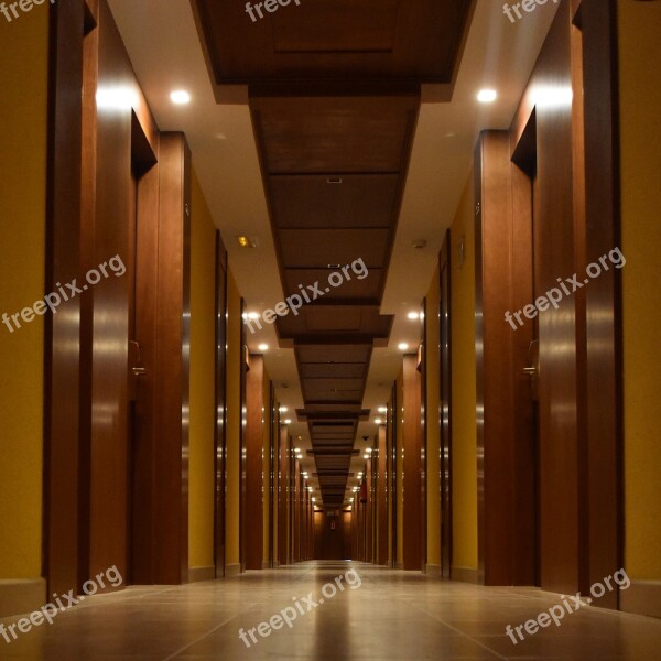 Gang Hotel Building Aisle Architecture