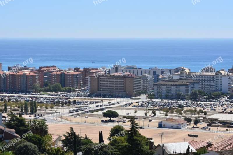 View Panorama Sea Santa Susanna Landscape