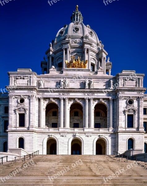 St Paul Minnesota State Capitol Building Architecture