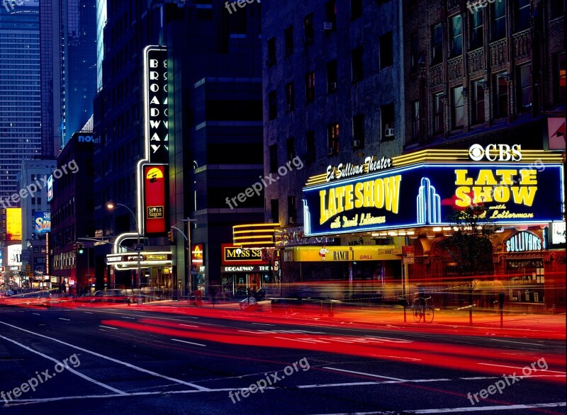 New York City Manhattan Ed Sullivan Theatre Theater Downtown