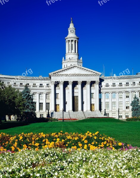 Denver Colorado City Urban City Hall