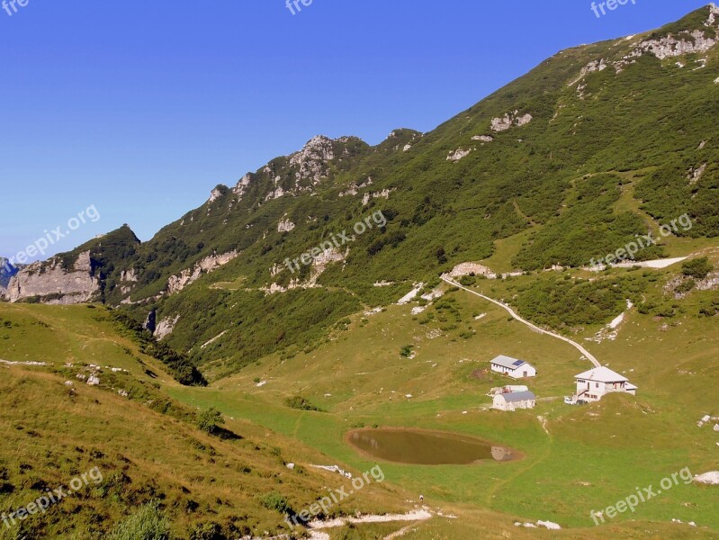 Valle Prato Mountain Italy Landscape