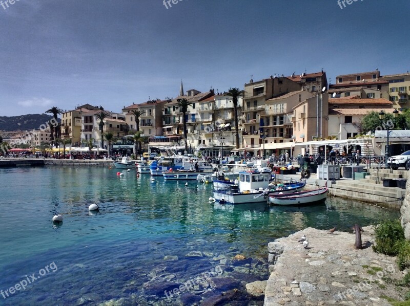 Calvi Corsica Europe Beach Sea