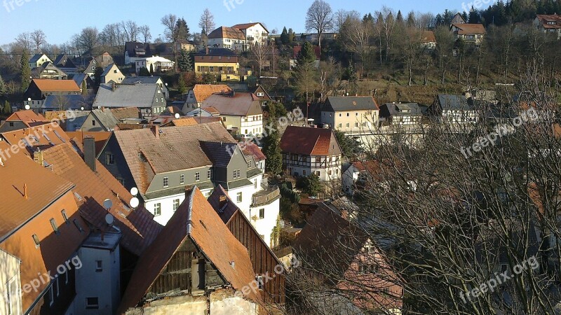 Hohnstein Saxony Castle Middle Ages Germany