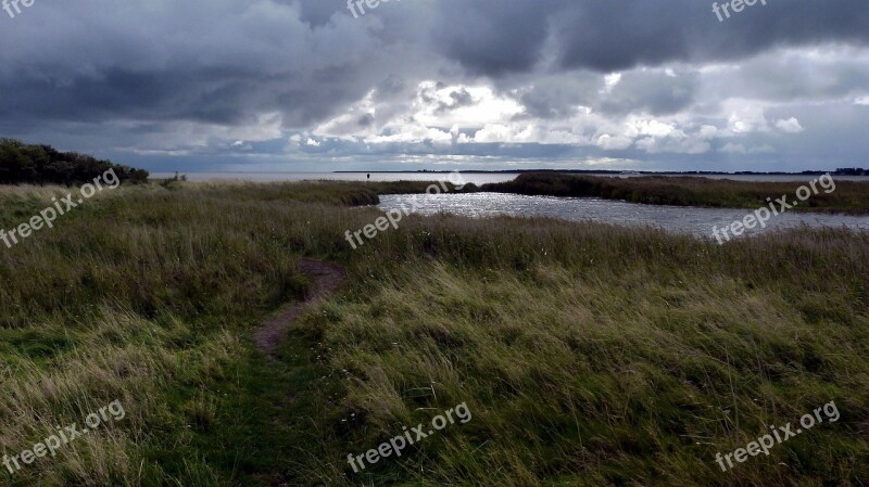 Evening Coast Sea Landscape Abendstimmung