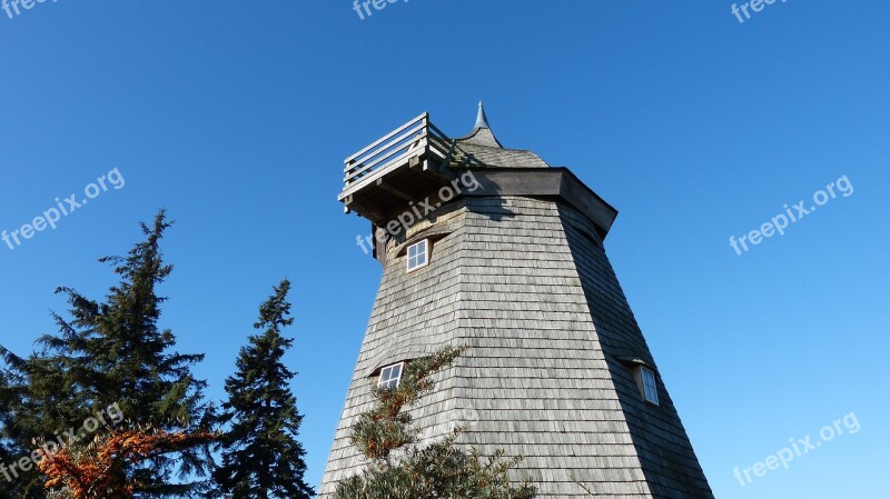 Old Mill Hiddensee Mill Building Historically