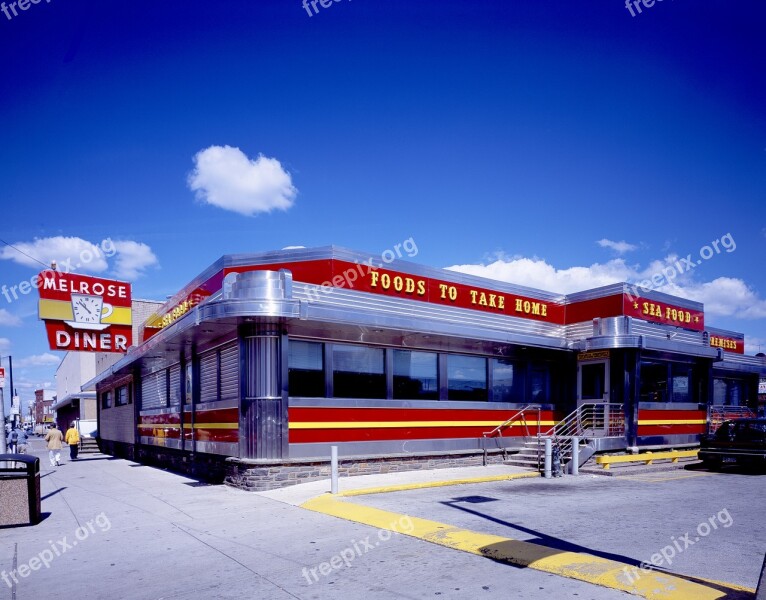 Philadelphia Usa United States Restaurant Diner