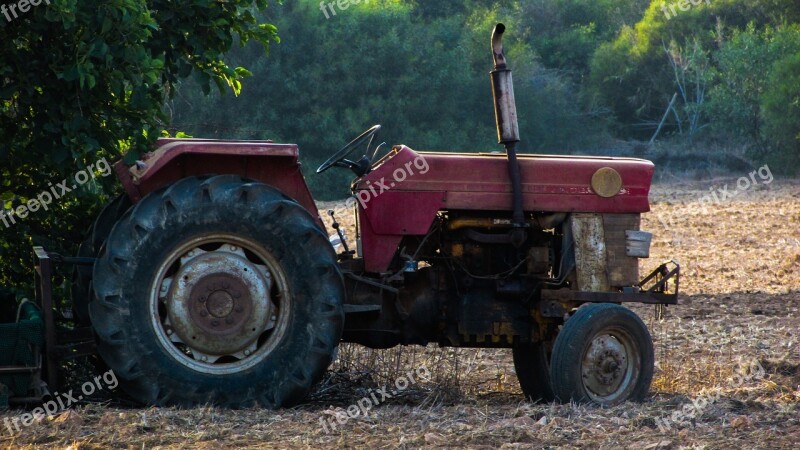 Tractor Vehicle Equipment Machinery Countryside