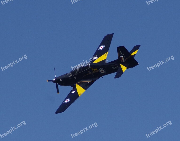 Tucano Airplane Aircraft Raf Training