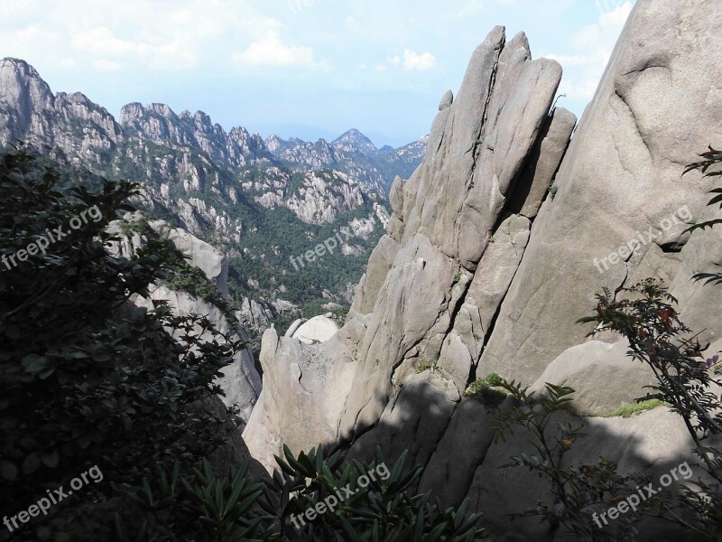 Huangshan Cloud Sky Natural Views