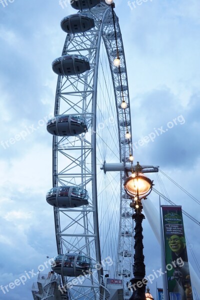 London Eye Big Wheel Wheel Big London