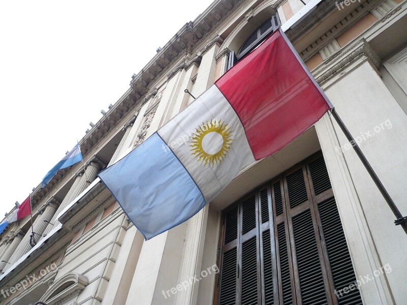 Cordoba Flag Red Blue National