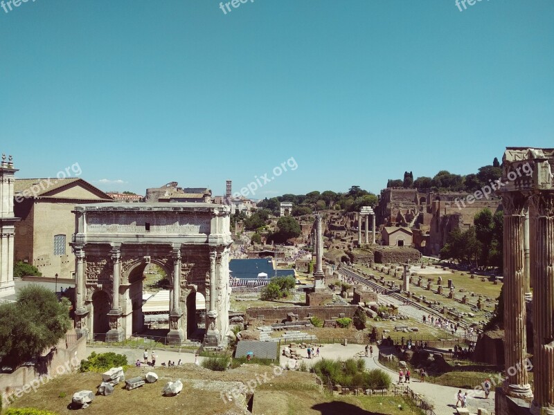 Forum Romanum Old Town Ruine Roman Ruin