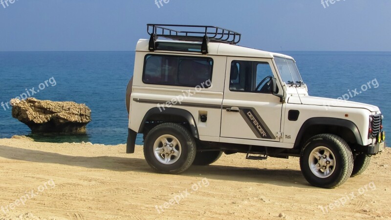 Land Rover Defender Car Off-road Summer