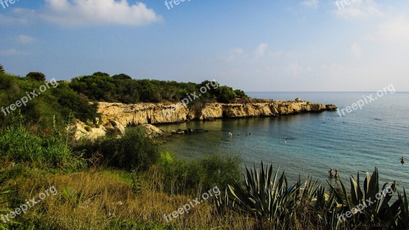 Beach Cliff Malamas Beach Kapparis Cyprus