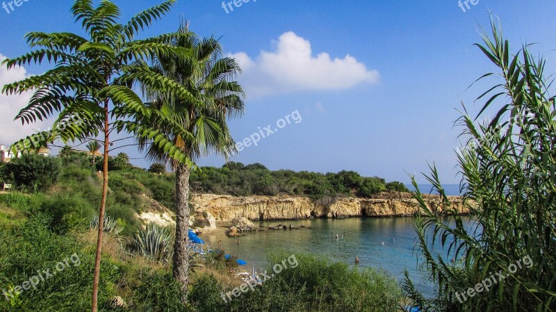 Beach Cliff Malamas Beach Kapparis Cyprus