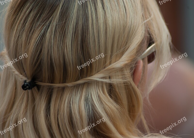 Hairstyle Hair Blond Mats Free Photos