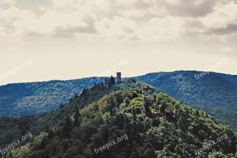 Industry Rock Annweiler Palatinate Palatinate Forest Castle