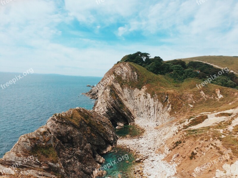 Jurassic Coast Dorset England Uk Nature