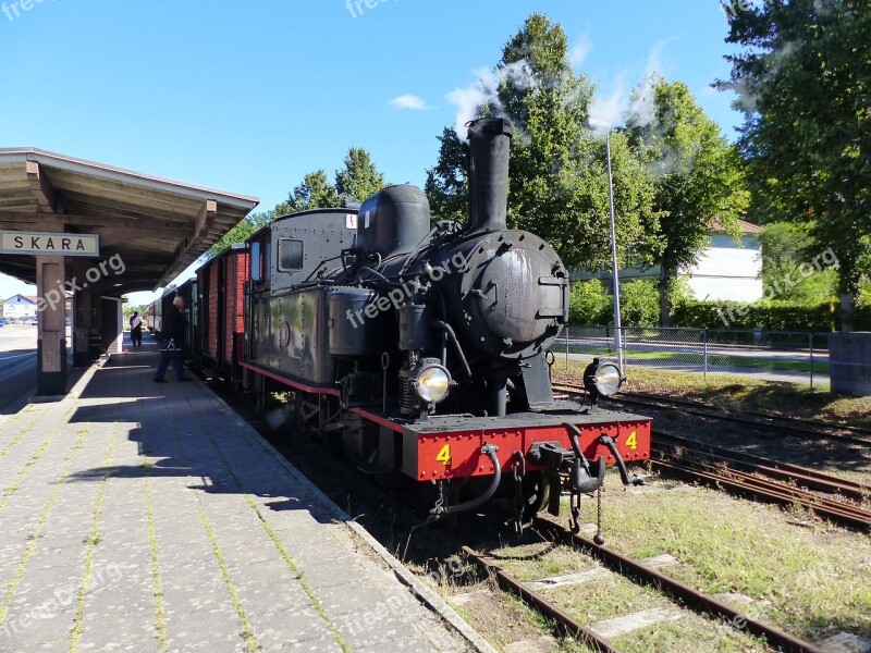 Locomotive Steam Locomotive Platform Sky Tree