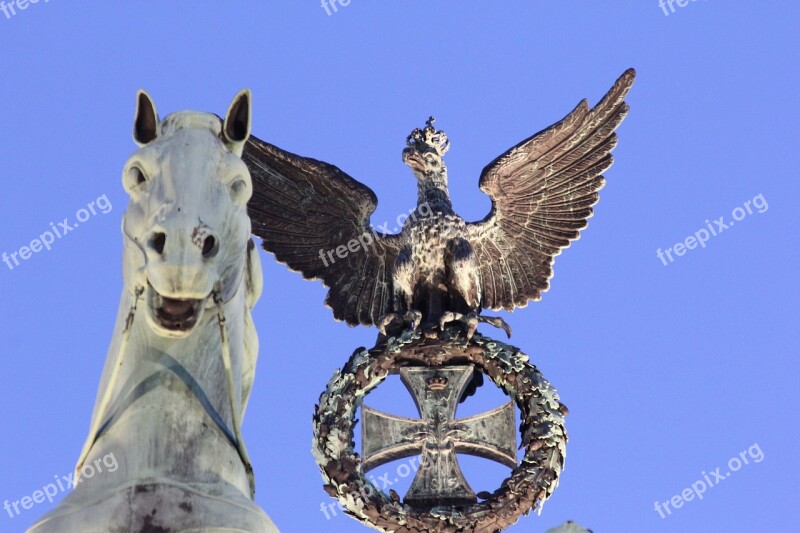 Berlin Brandenburg Gate Horse Landmark Quadriga