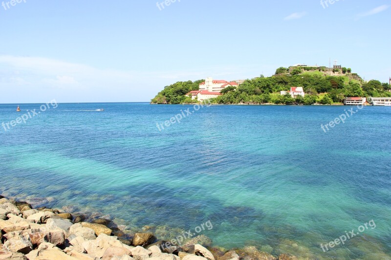 View Landscape Grenada Sunlight Sky