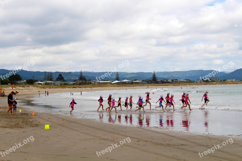 Lifeguard On Duty New Zealand Children Forest Nature