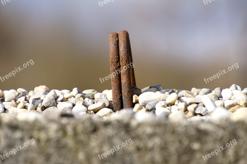 Pebbles Metal Rust Rings Scrap