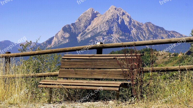 Bank Old Landscape Mountain Pedraforca