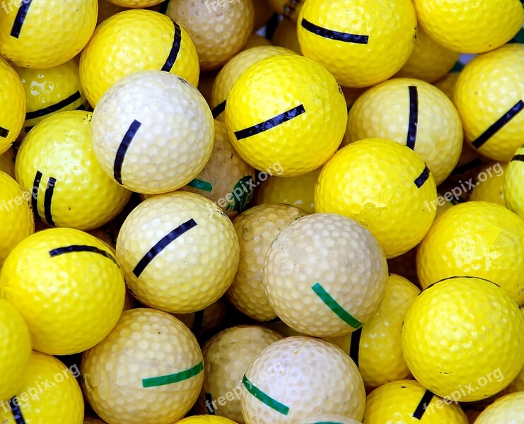 Golf Balls Practice Balls Yellow Golf