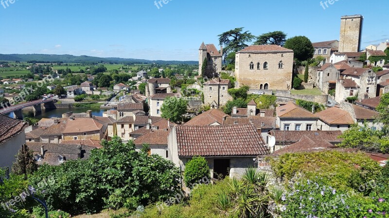 Puy L'eveque France Village View Summer