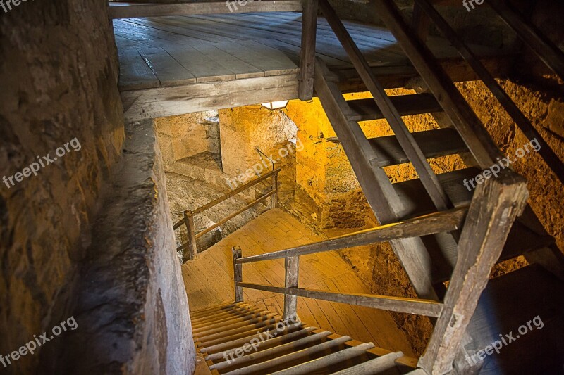 Rothenburg Of The Deaf Hospital Bastei Battlement Fortress Castle