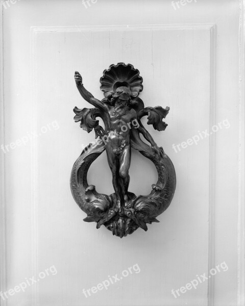 Door Knocker Metal Old Entrance Handle