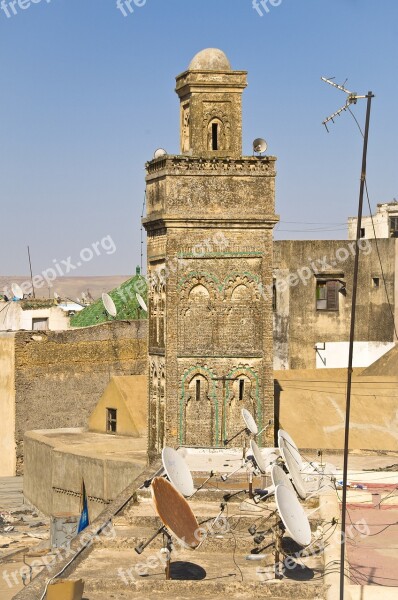 Fes Minaret Mosque Muslim Free Photos