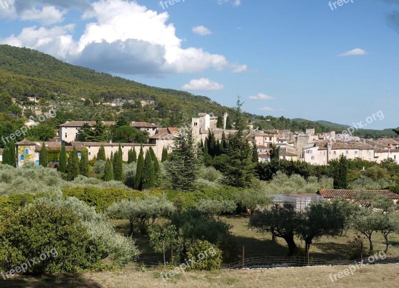 Old Village Provence Aups Picturesque Historic Center