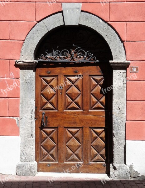 Old Door Wooden Door France Village Door Wood