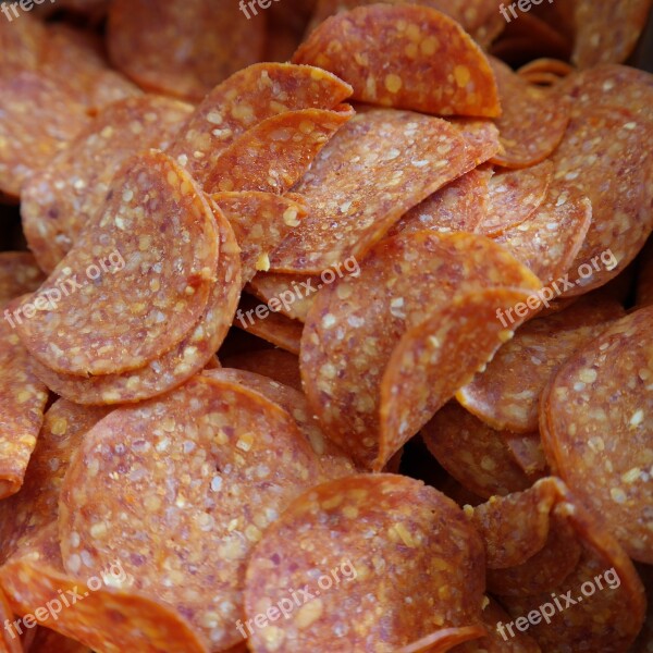 Salami Sausage Slice Snack Meat