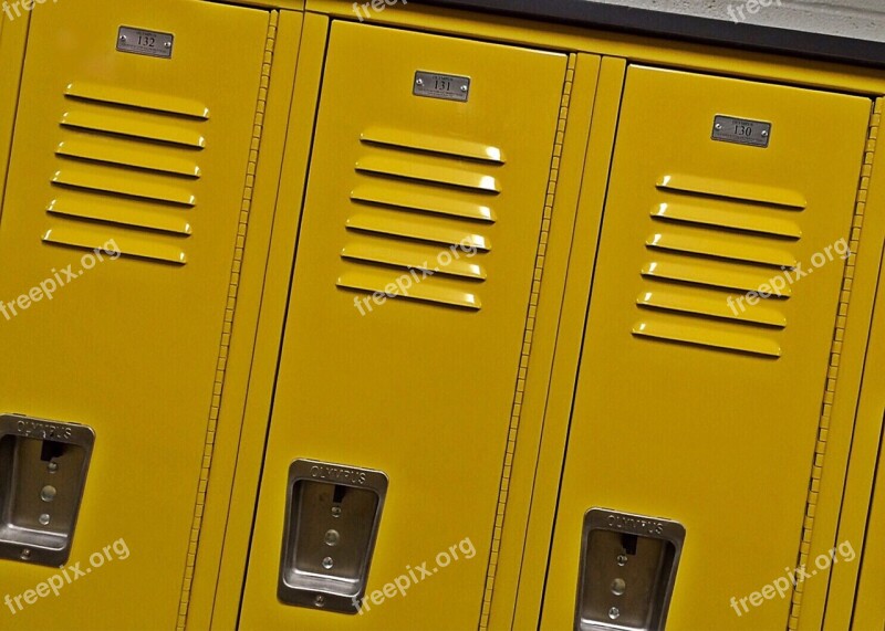 Lockers School Education Student Free Photos