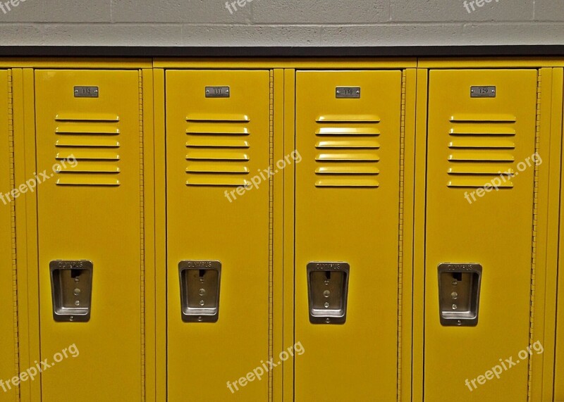 Lockers School Education Student Free Photos