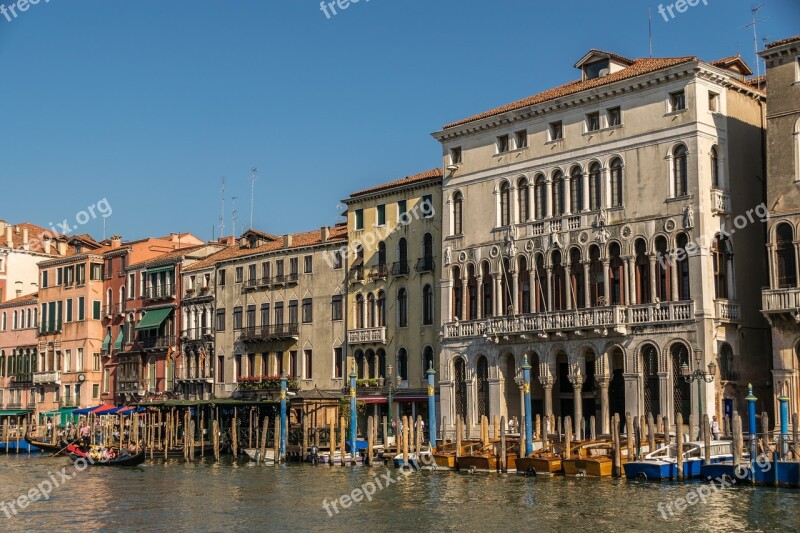 Venice Canal Grande Channel Venezia Italy