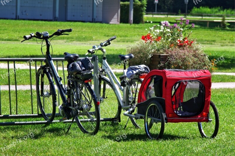 Bike Bike Trailer Trailers Transport Wheel