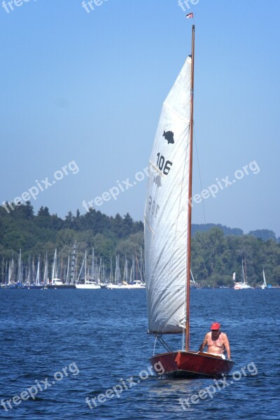 Sailing Boat Sail Boat Water Sports Hobby