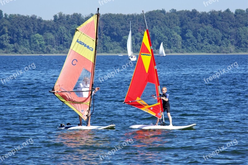 Surfing Windsurfing Sport Leisure Wind Surfing